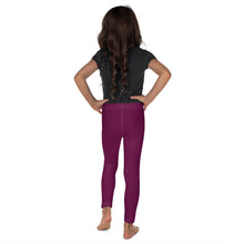 Stay Playful: Solid Color Leggings for Active Girls - Tyrian Purple