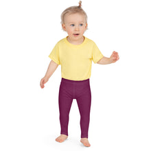 Stay Playful: Solid Color Leggings for Active Girls - Tyrian Purple Exclusive Girls Kids Leggings Solid Color