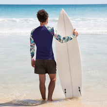 Storm Crest ImpactFit Men's Long Sleeve BJJ Rash Guard The Great Wave Sakura 002