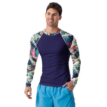 Storm Crest ImpactFit Men's Long Sleeve BJJ Rash Guard The Great Wave Sakura 002