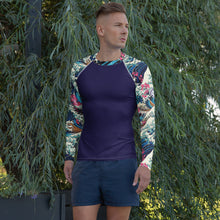 Storm Crest ImpactFit Men's Long Sleeve BJJ Rash Guard The Great Wave Sakura 002