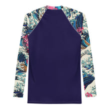 Storm Crest ImpactFit Men's Long Sleeve BJJ Rash Guard The Great Wave Sakura 002