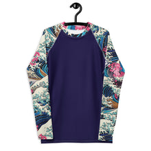 Storm Crest ImpactFit Men's Long Sleeve BJJ Rash Guard The Great Wave Sakura 002