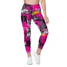 Streetwise Strides: Women's Running Leggings with Pockets - Urban Decay 002 Exclusive Leggings Pockets Running Tights Womens