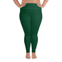 Stretch in Style: Plus Size Workout Leggings for Her - Sherwood Forest Exclusive Leggings Plus Size Solid Color Tights Womens