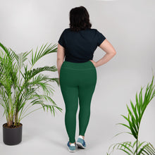 Stretch in Style: Plus Size Workout Leggings for Her - Sherwood Forest Exclusive Leggings Plus Size Solid Color Tights Womens