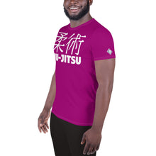 Stylish Men's Short Sleeve Jiu-Jitsu Rash Guard - Perfect for Practice - Vivid Purple