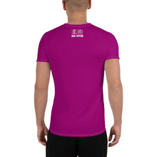 Stylish Men's Short Sleeve Jiu-Jitsu Rash Guard - Perfect for Practice - Vivid Purple