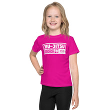 Stylish Protection: Girl's Short Sleeve Jiu-Jitsu Rash Guard - Hollywood Cerise Exclusive Girls Jiu-Jitsu Kids Rash Guard Short Sleeve