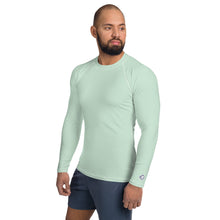 Stylish Shield: Solid Color Rash Guard for Men - Surf Crest