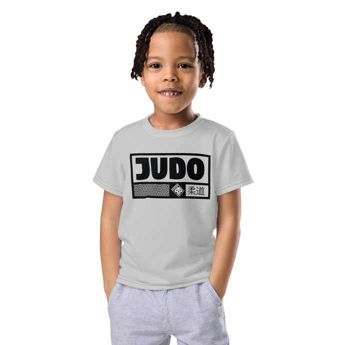 Summer Must-Have: Boy's Short Sleeve Judo Rash Guard - Smoke Boys Exclusive Judo Kids Rash Guard Short Sleeve