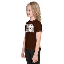 Summer Ready: Girl's Short Sleeve Judo Rash Guard - Chocolate Exclusive Girls Judo Kids Rash Guard Short Sleeve