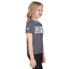 Summer Wardrobe Essential: Girl's Short Sleeve Jiu-Jitsu Rash Guard - Charcoal Exclusive Girls Jiu-Jitsu Kids Rash Guard Short Sleeve