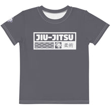 Summer Wardrobe Essential: Girl's Short Sleeve Jiu-Jitsu Rash Guard - Charcoal Exclusive Girls Jiu-Jitsu Kids Rash Guard Short Sleeve