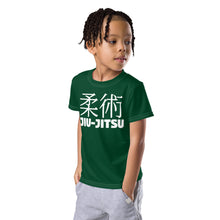 Sun-Safe Play: Boy's Short Sleeve Classic Jiu-Jitsu Rash Guard - Sherwood Forest Boys Exclusive Jiu-Jitsu Kids Rash Guard Short Sleeve