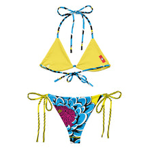 Sunny Style: Women's Dahlia Print 002 String Bikini Beach Bikini Exclusive Swimwear Womens