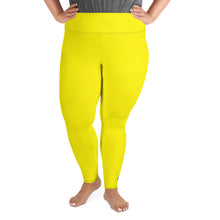 Sweat in Style: Plus Size Solid Yoga Pants for Women - Golden Sun
