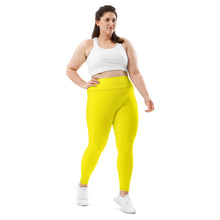 Sweat in Style: Plus Size Solid Yoga Pants for Women - Golden Sun Exclusive Leggings Plus Size Solid Color Tights Womens