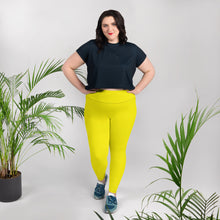 Sweat in Style: Plus Size Solid Yoga Pants for Women - Golden Sun Exclusive Leggings Plus Size Solid Color Tights Womens