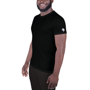 Training Essential Men's Short Sleeve Rash Guard - Simple Solid Colors - Noir