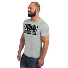 Men's Short Sleeve Judo Rash Guard - Sleek and Flexible Design - Smoke