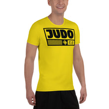 Training Rash Guard for Judo - Men's Short Sleeve Classic Style - Golden Sun