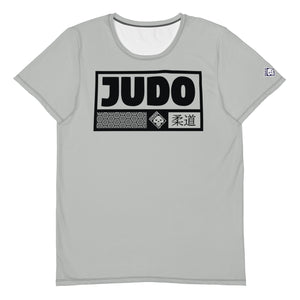 Men's Short Sleeve Judo Rash Guard - Sleek and Flexible Design - Smoke