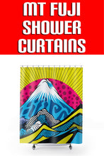 Transform Your Bathroom with Mt Fuji Pop Art Shower Curtain - Vibrant and Stylish 001 - Soldier Complex