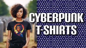 Slim fit Cyber Punk T-Shirts for Women - Embrace Futuristic Style with Attitude 001 - Soldier Complex