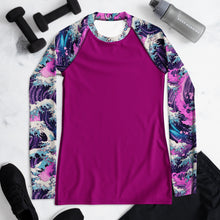 Tsunami Flow Performance Women's Long Sleeve Holiday Rash Guard