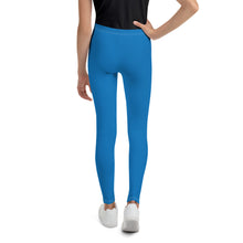 Ultra-Soft Youth Girls Solid Color Yoga & Workout Leggings - Azul
