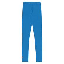 Ultra-Soft Youth Girls Solid Color Yoga & Workout Leggings - Azul