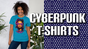 Unleash Your Inner Cyber Punk with Women's Cyber Punk T-Shirts 004 - Soldier Complex