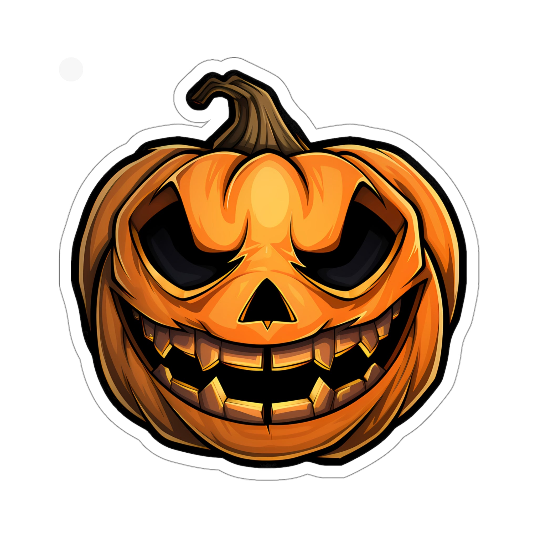 scary pumpkin cartoon