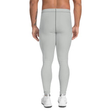 Active Chic: Men's Solid Color Workout Leggings - Smoke