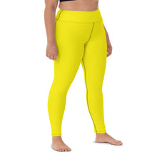 Versatile Movement: Solid Color Leggings for Women - Golden Sun