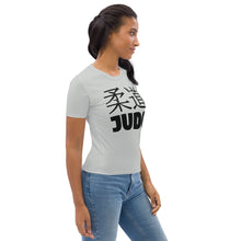 Versatile Women's Judo Rash Guard - Classic Short Sleeve for BJJ - Smoke