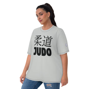 Versatile Women's Judo Rash Guard - Classic Short Sleeve for BJJ - Smoke