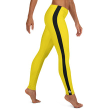 Martial Arts Elegance: Women's Bruce Lee Game of Death and Kill Bill Inspired Long Sleeve Rash Guard and Yoga Pants Set