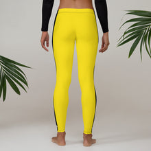 Martial Arts Elegance: Women's Bruce Lee Game of Death and Kill Bill Inspired Long Sleeve Rash Guard and Yoga Pants Set