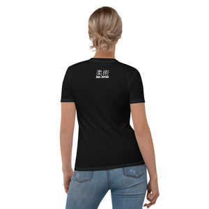 Women's Classic BJJ Rash Guard - Short Sleeves for Jiu-Jitsu Excellence - Noir