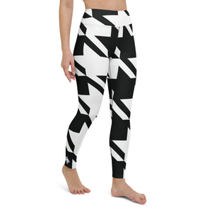 Womens High Waist Houndstooth Yoga Pants Leggings 001 Exclusive Houndstooth Leggings Tights Womens