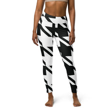 Womens High Waist Houndstooth Yoga Pants Leggings 001 Exclusive Houndstooth Leggings Tights Womens