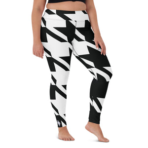 Womens High Waist Houndstooth Yoga Pants Leggings 001 Exclusive Houndstooth Leggings Tights Womens