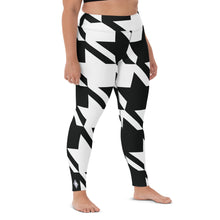 Womens High Waist Houndstooth Yoga Pants Leggings 001 Exclusive Houndstooth Leggings Tights Womens