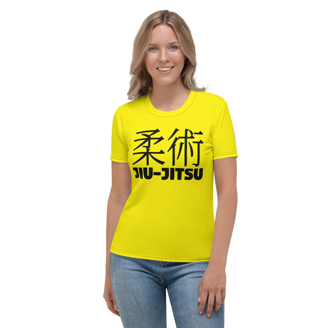 Women's Jiu-Jitsu Rash Guard - Classic Short Sleeve Design for BJJ - Golden Sun