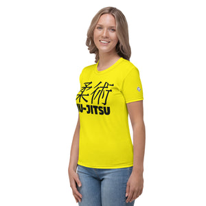 Women's Jiu-Jitsu Rash Guard - Classic Short Sleeve Design for BJJ - Golden Sun