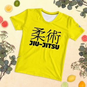 Women's Jiu-Jitsu Rash Guard - Classic Short Sleeve Design for BJJ - Golden Sun