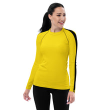 Women's Bruce Lee Game of Death and Kill Bill Inspired Long Sleeve Rash Guard: Perfect for BJJ, MMA, and Other Training Activities