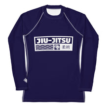 Womens Long Sleeve BJJ Rash Guard - Jiu-Jitsu 002 - Midnight Blue BJJ Exclusive Jiu-Jitsu Long Sleeve Rash Guard Womens